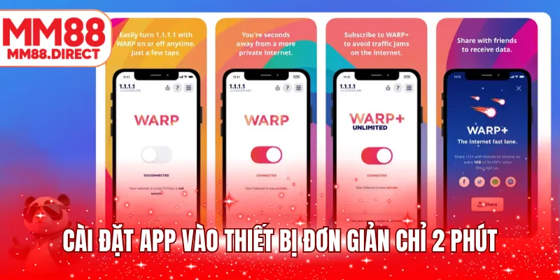 Cài đặt app vào thiết bị đơn giản chỉ 2 phút